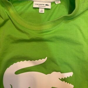 Lacoste Green T-Shirt - Size XL - Smoke Free Home